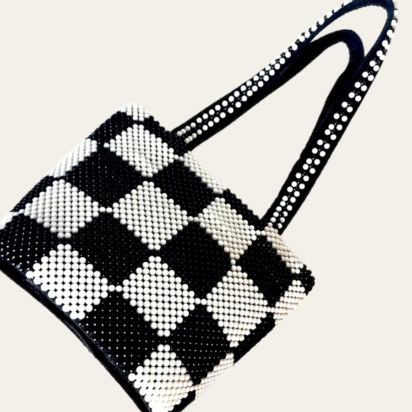 ♟️Vintage 60's Checkerboard Purse - Picture 3 of 7